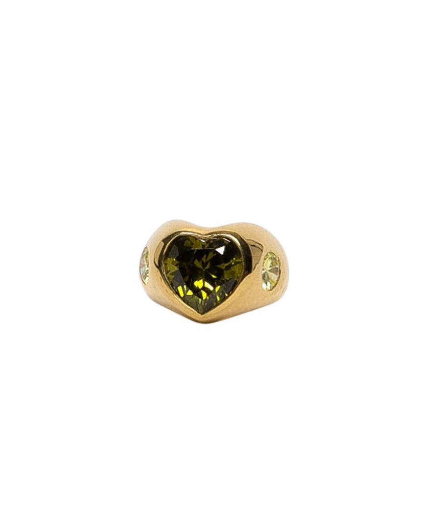 The Lovers Ring Olive